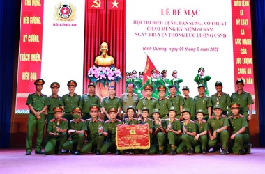 Trường Đại học CSND giành Giải Ba toàn đoàn Bảng số 7 - Hội thi điều lệnh, bắn súng, võ thuật CAND