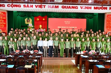 Tập huấn về công tác bảo vệ môi trường, ứng phó với biến đổi khí hậu trong CAND