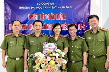 Trường Đại học CSND chào mừng Ngày Khoa học và Công nghệ Việt Nam