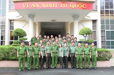 Sơ kết Quy chế phối hợp giữa Khoa NVCB với Phòng Tham mưu CA các tỉnh Long An, Bến Tre, Trà Vinh