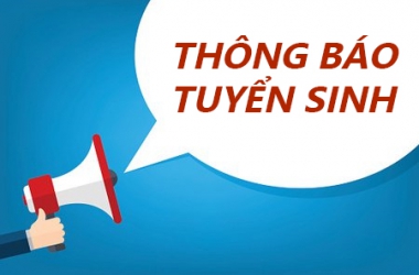 Thông báo tuyển sinh đại học chính quy tuyển mới năm 2023