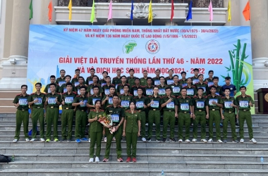 Trường Đại học CSND giành Giải Nhất khối lực lượng vũ trang Giải Việt dã truyền thống 30/4