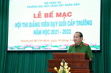 Bế mạc Hội thi giảng viên dạy giỏi cấp trường năm học 2021-2022