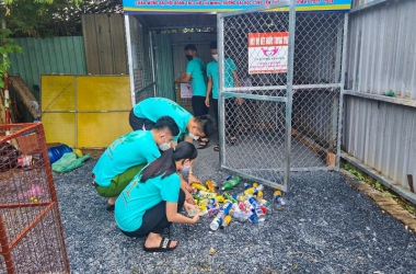 “Ngôi nhà thu gom rác thải nhựa”