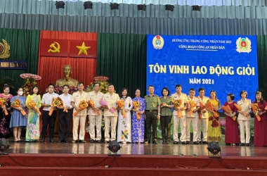 9 đoàn viên Công đoàn Trường Đại học CSND được tuyên dương Lao động giỏi