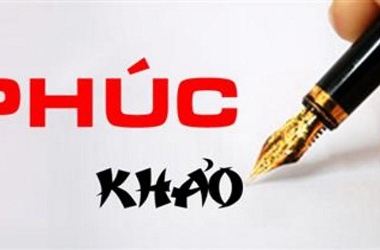 Kết quả phúc khảo bài thi tuyển sinh các hệ VB2, hệ liên thông chính quy, hệ VLVH