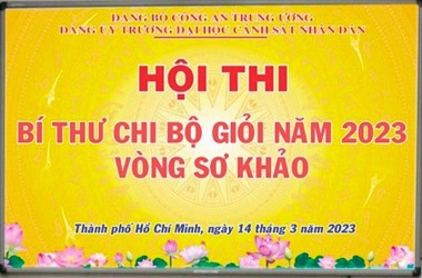 Khởi động hội thi Bí thư Chi bộ giỏi năm 2023