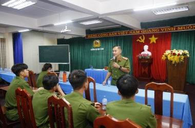 Hội nghị Tuyên truyền các dự án luật do Bộ Công an chủ trì soạn thảo trong khối học viên