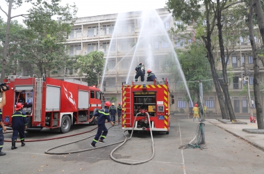 Nâng cao hiệu quả công tác PCCC&CNCH cho lực lượng  Phòng cháy chữa cháy cơ sở Nhà trường